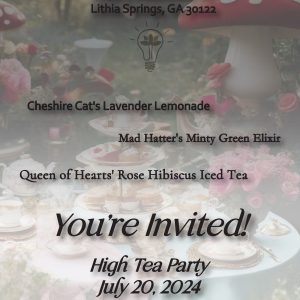 high tea party the green house